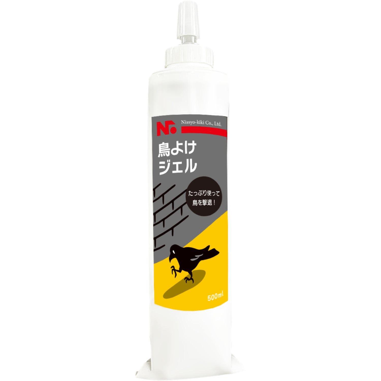 Nissyo Kiki Bird Repellent Gel Bird Deterrent 500ml Bird Repellent Crows Pigeons Starlings Trees Balcony