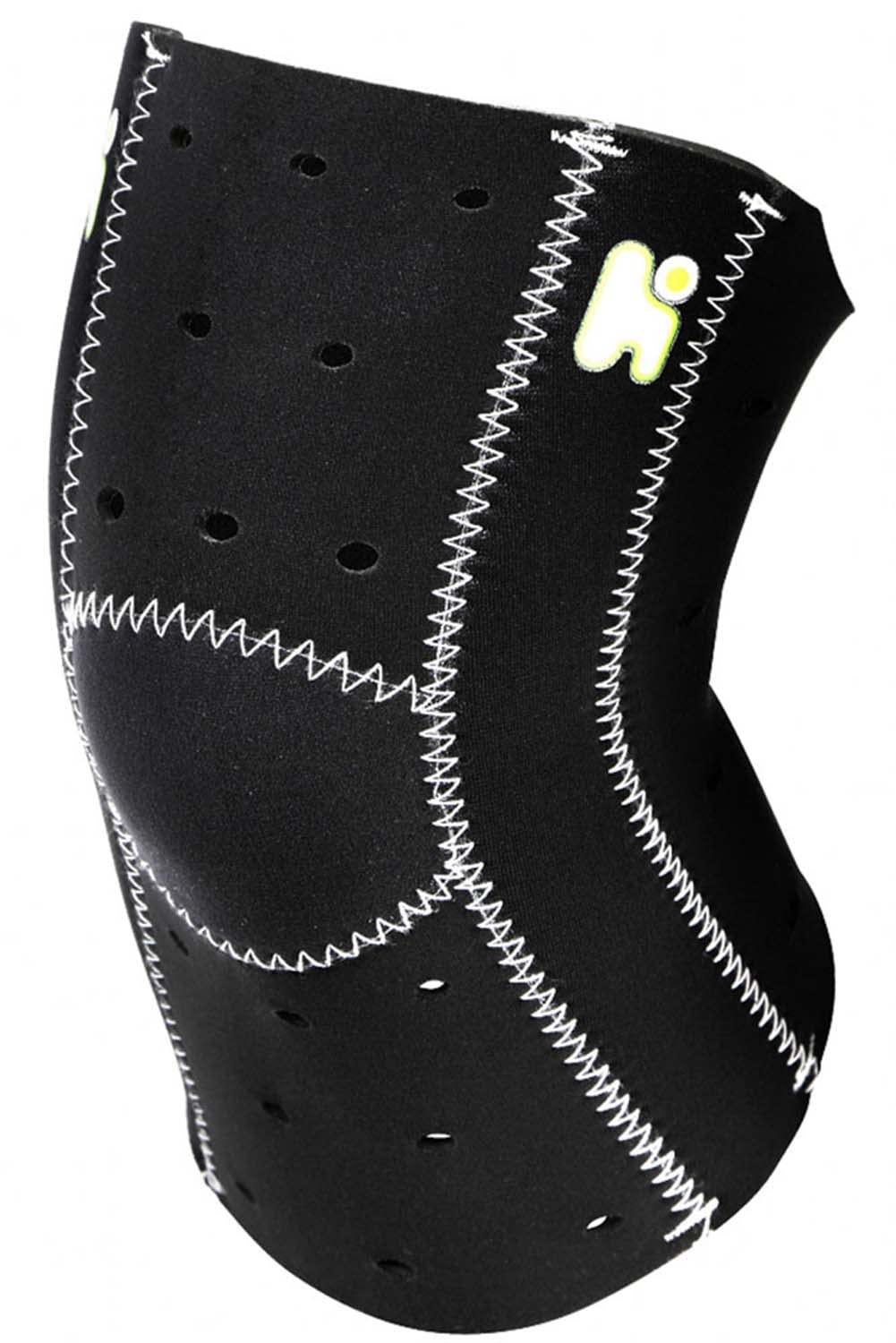 Healthpoint Running Marathon Knee Support Knee Brace Marathon Knee Support 21TT Stretch Compression Thermal Black × White Stitch (BKWT) M-L 1020HOT