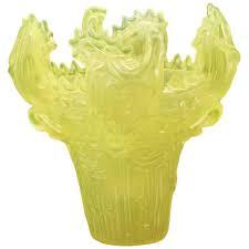 Sofumi: Contemporary Pottery ~Flame-Shaped Pottery~ Fluorescent Yellow Clear
