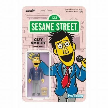 Super 7: Re-Action / Sesame Street: Guy Smiley with Brett