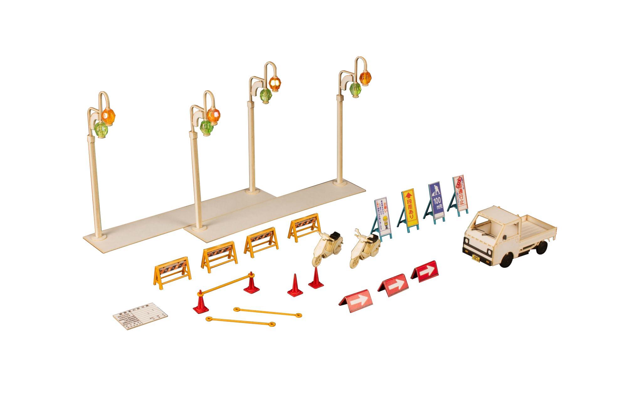 PLUMPMOA HO Gauge 1/80 Street Corner Accessories Series vol.2 Paper Kit MS075 Diorama Supplies