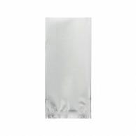 Coffee Bags with Deaerator Valve, 100g Capacity, Matte Silver, 100 Sheets