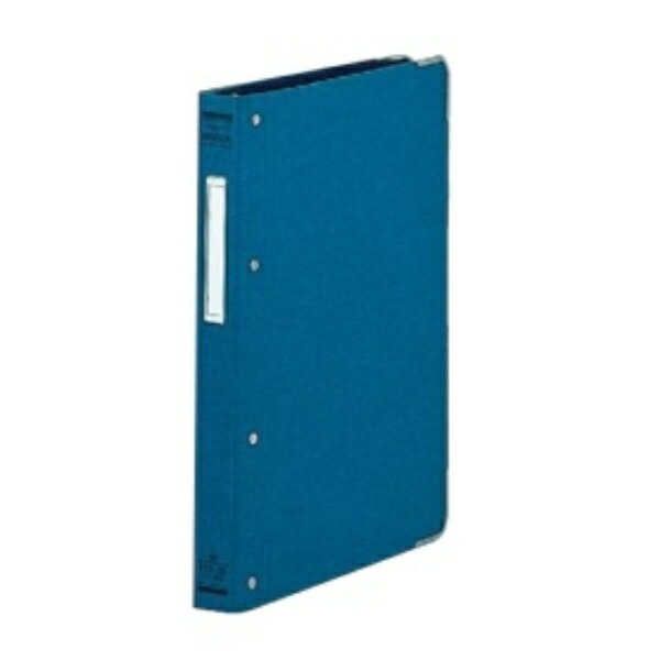 KOKUYO File Binder Cloth Cover B5 Vertical 26-Hole with Corner Metal Fittings 100-Sheet Capacity Blue HA-110B