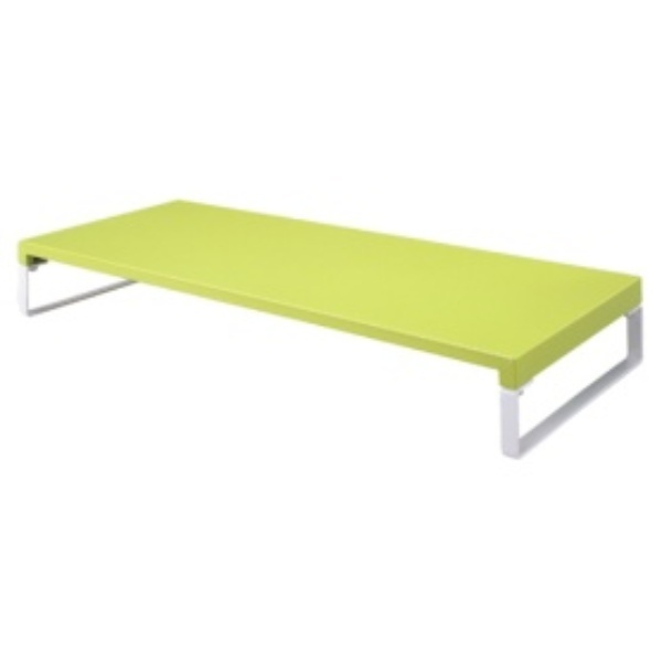Rihitora PC Stand Monitor Stand Desk Stand Yellow-Green Width 59 × Depth 25 × Height 8 cm Low Load Capacity 15 kg A7332-6