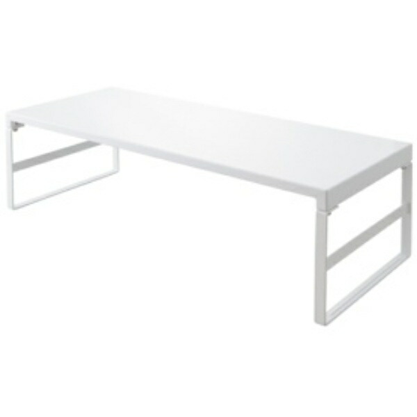 Rihitora PC Stand Monitor Stand Desk Stand White Width 59 × Depth 25 × Height 16 cm High Load Capacity 15 kg A7333-0