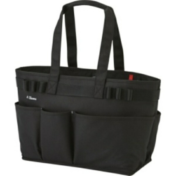 Rihitora ALTNA Tool Bag Horizontal Type Cordura 50kg Load Capacity Self-Standing Large Capacity Shoulder Strap Mobile Office Outdoor Tote Black A7750-24