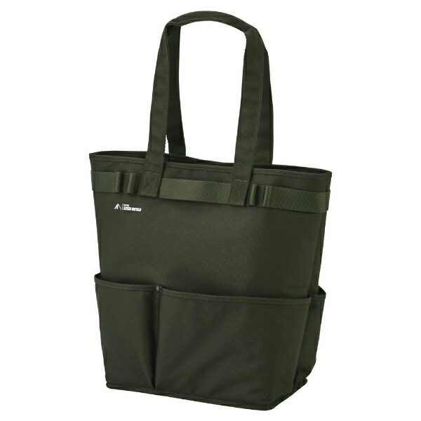 Rihitora ALTNA Tool Bag Vertical Type Cordura 50kg Load Capacity Self-Standing Large Capacity Shoulder Strap Mobile Office Outdoor Tote Olive A7751-22