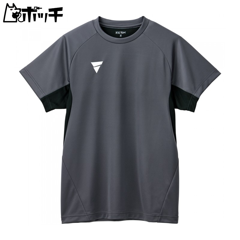 [VICTUS] Table Tennis Shirt for Practice V-TS231 Unisex Gray (1100) XS 532102