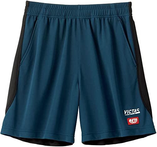 VICTAS Table Tennis Pants Side Piping Game Pants Navy × Black (6010) 4XL 622111