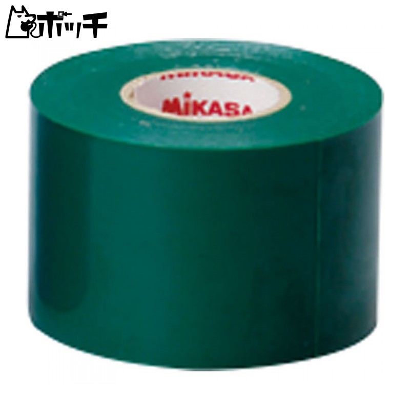 MIKASA Line Tape Green Vinyl (Stretchable Type) Width 40mm × 25m × 5 Rolls LTV-4025 G
