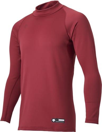 [Descente] High-Neck Long-Sleeve Under Shirt STD-658B Men's Burgundy