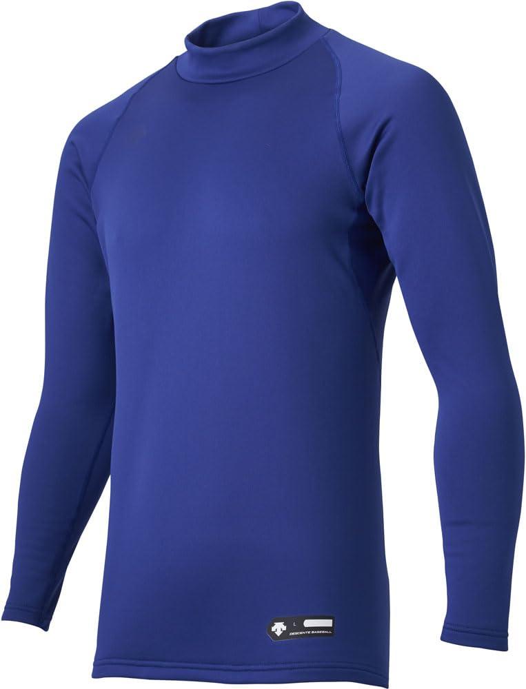 [Descente] Baseball Underwear High-Neck Long-Sleeve Undershirt STD-658B Men's Royal Blue