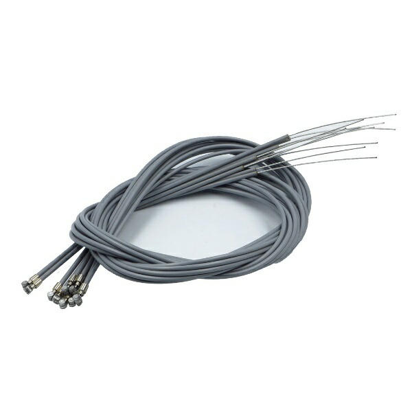 Brake Cable (with Liner) Loose x10 Pieces Gray 1650-1800mm