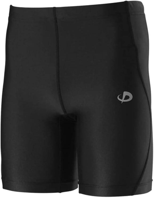Phiten Sports Spats Quarter Length Moisture-Wicking Quick-Dry Black L