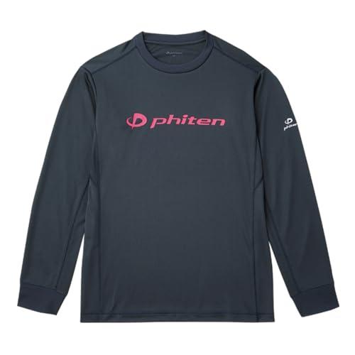 [Phiten] T-Shirt RAKU Shirt Navy/Pink 2XO