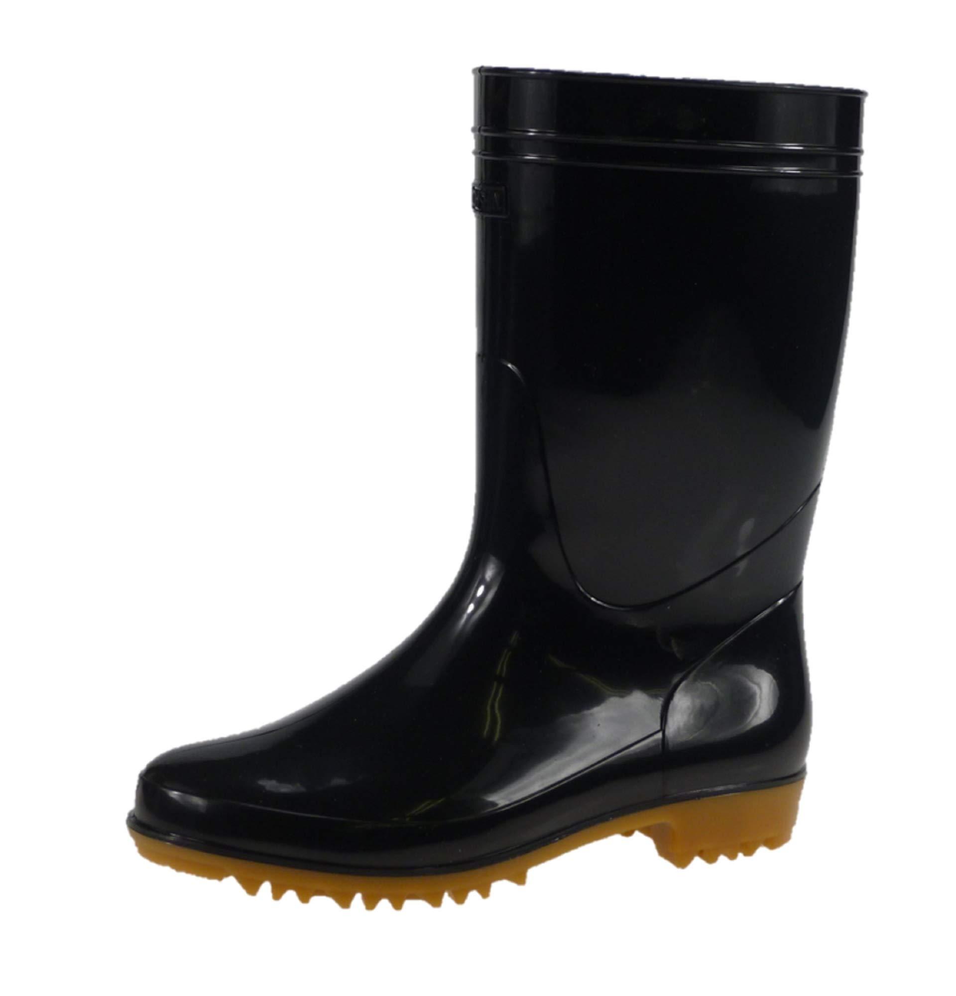 Koushin Rubber Rain Boots ZONA G3 Oil-Resistant Black 27.0cm