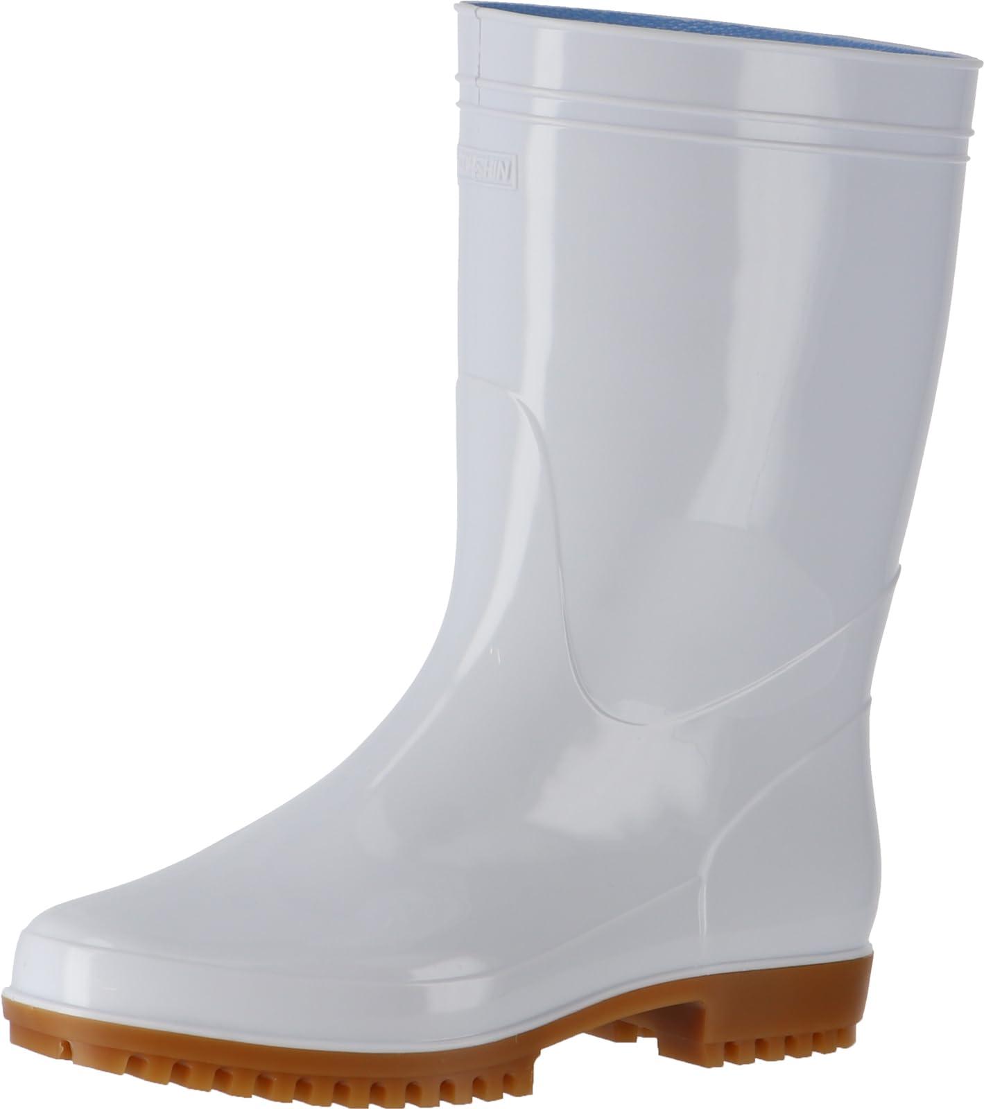 ZONA Rain Boots 65123 White 25.0 cm 3E