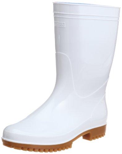 [Zona] Rain Boots 65123 Men's White Size 26