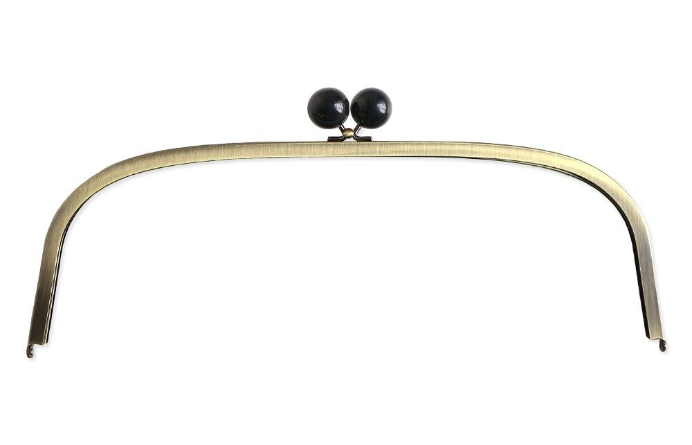 Nippon Chuko INAZUMA Beaded Clasp Antique Gold Approx. 39×15.5cm Black BK383-AG-26