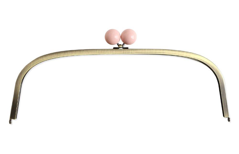 Nippon Chuko INAZUMA Beaded Clasp Antique Gold Approx. 39×15.5cm Light Pink BK383-AG-116