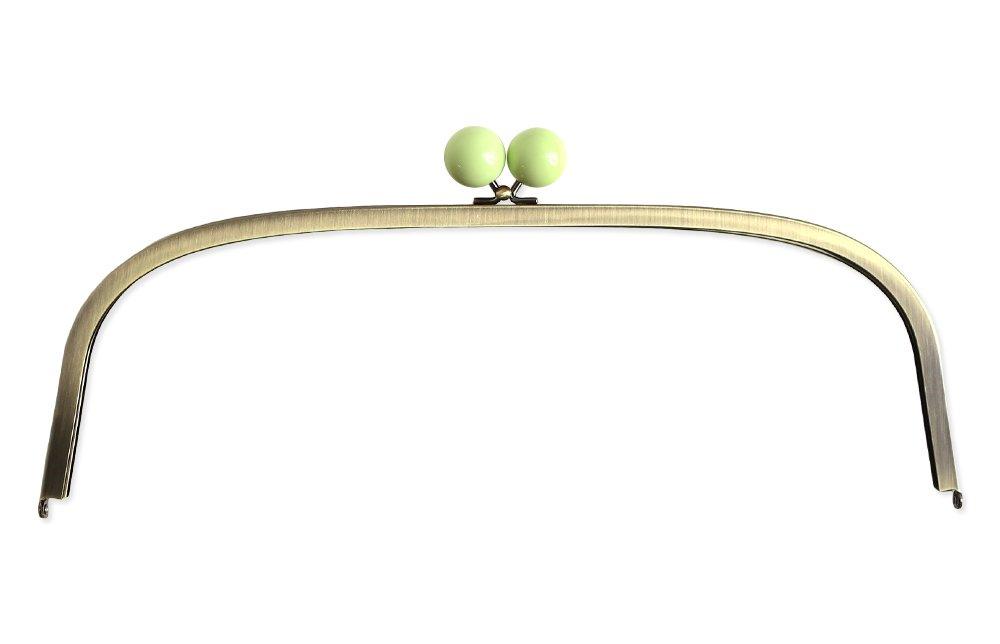 INAZUMA Beaded Mouthpiece Antique Gold Approx. 39 x 15.5 cm Green Apple BK383-AG-112