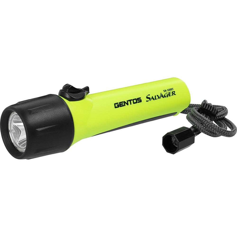 GENTOS LED Flashlight  Uses 4 AA Batteries  Salvager SR-320DT