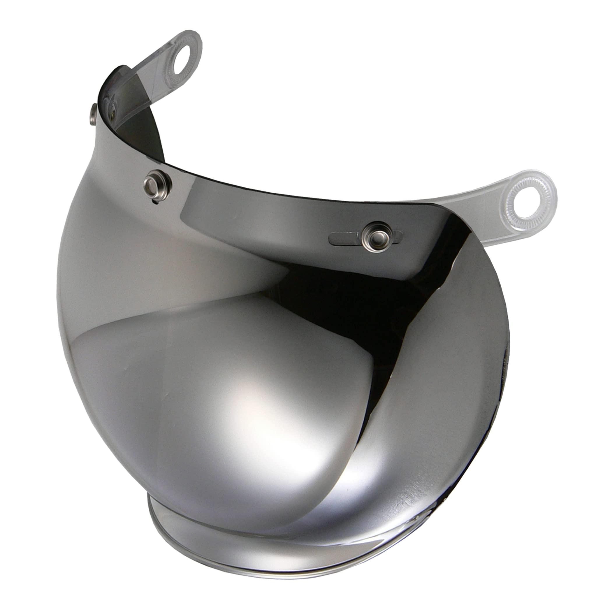 [Lead Industries] Motorcycle Helmet Shield for CR-760 / CR-761 / BC-9 / BC-10 / QP-1 / QP-2 Silver Mirror UV-Cut Coating High-Strength Shield BC-9T