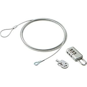 ELECOM Security Wire Combination Padlock Multi-Lock Parts Standard Key ESL-10A