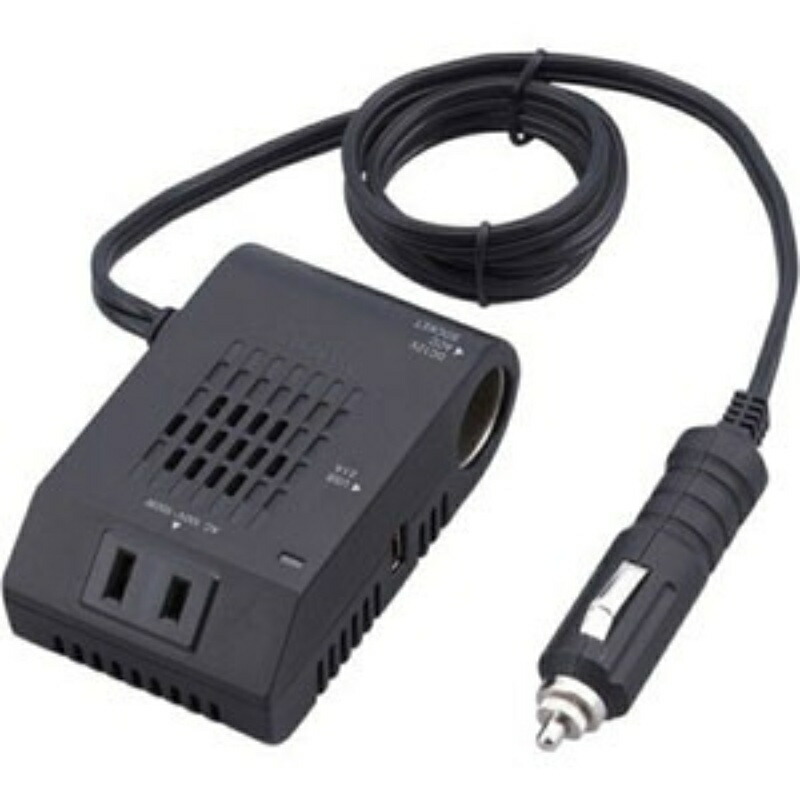 BAL (Ohashi Industries) 3-Way Inverter DC12V Vehicle Specification Rated Output: 100W No.1741
