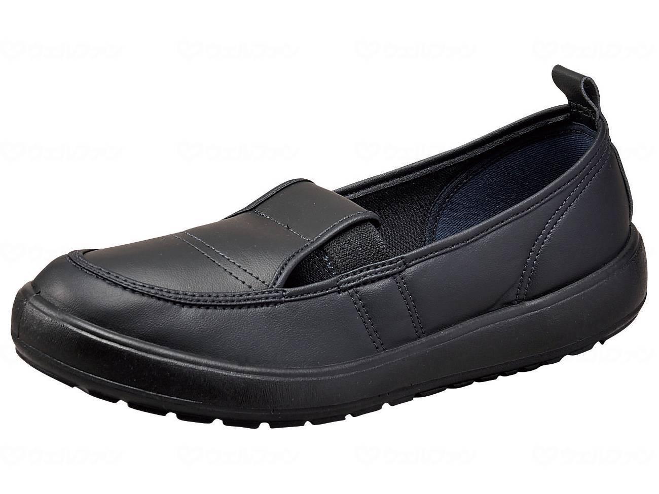 [Moonstar] Indoor Shoes Made in Japan Men's Women's MS Adult Indoor Shoes 03 Black 25.0 cm 3E