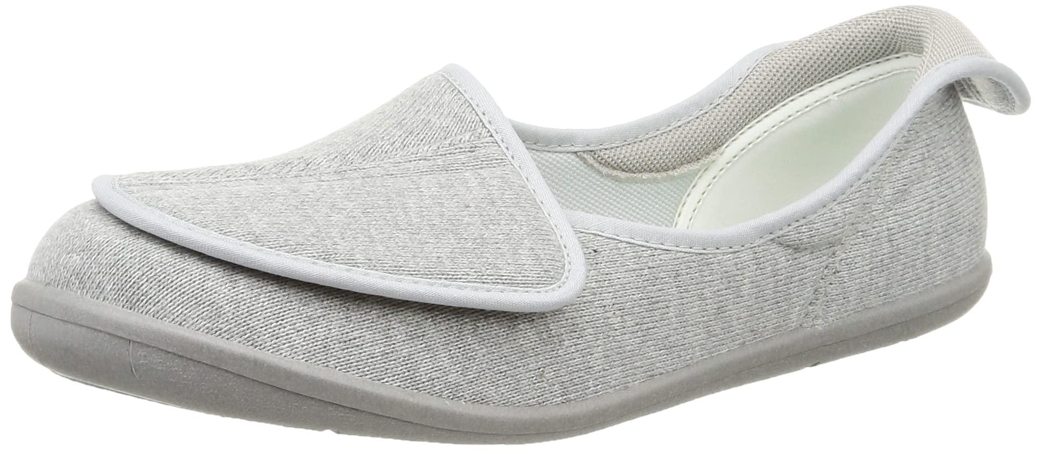 [Kaiho Shugi] Room Shoes KHS 168RS Women's Gray 24.5 cm 3E