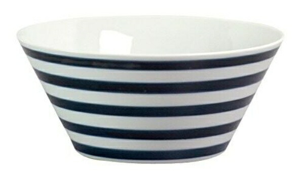 Saikai Pottery Hasami Ware “essence” es Bowl (L) Diameter 17.5cm Denim Blue 13677