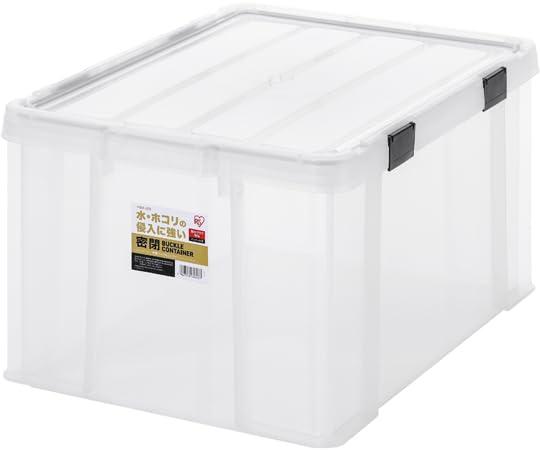Iris Ohyama Airtight Buckle Container MBR-65R Clear