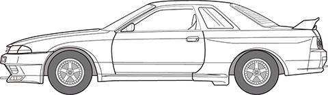 Fujimi Models 1/24 Scale Series No.324 Winfield Skyline (Skyline GT-R [BNR32 Gr.A Spec]) Australian Touring Car Championship 1992 ID-324