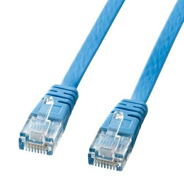 Sanwa Supply CAT6 Flat Cable 15m (Light Blue) KB-FL6-15LBN