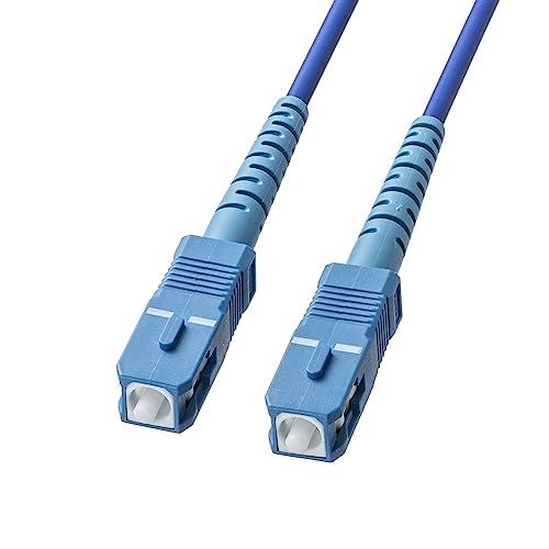 Sanwa Supply Armored Single-Core Fiber Optic Cable (Single-Mode, SC-SC, 5m) HKB-AM1SCSC1-05
