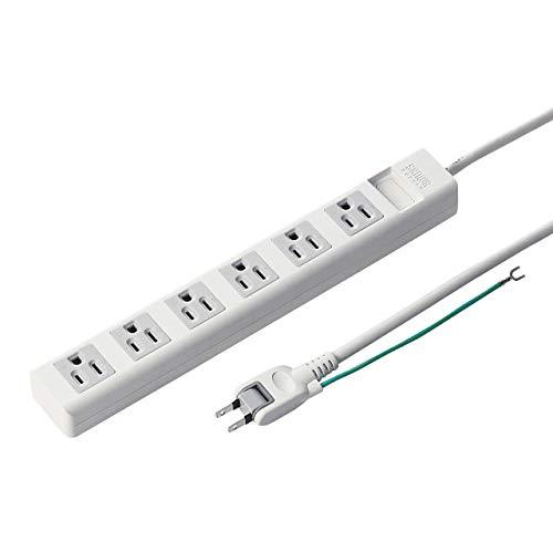 Sanwa Supply Power Strip 3P, 6 Outlets, 5m TAP-N3650N