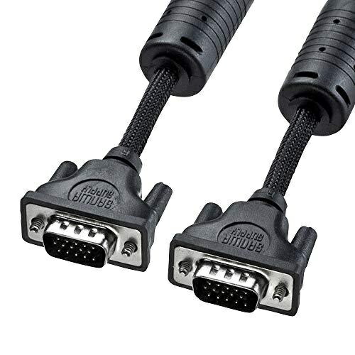 Sanwa Supply Nylon Mesh Display Cable 3m Black KC-NMV30K