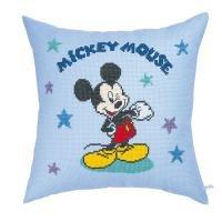 Olympus 5994 Embroidery Kit Cushion Disney Mickey Mouse & Star