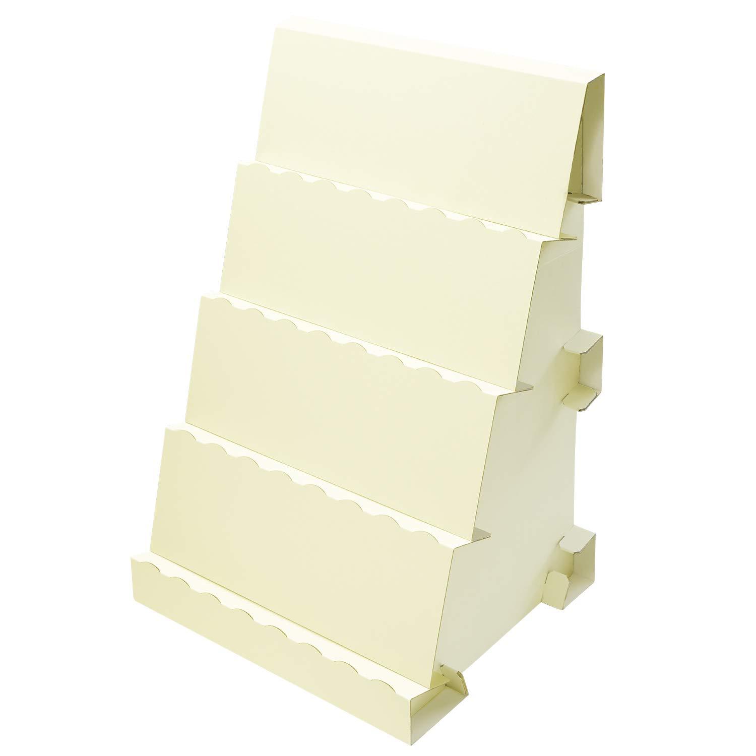 Sasagawa Original Works Exhibition Display BIG Modular Slanted Decorative Shelf White 44-5865