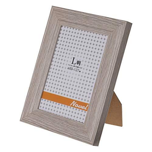 Etsumi Photo Frame 10-Piece Set Novel-ノベル- Novel L Size (3.5×5in) PS Gray VE-5578-10