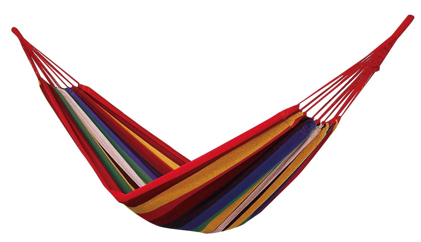 Captain Stag Palm Cotton Hammock Rainbow M-7683