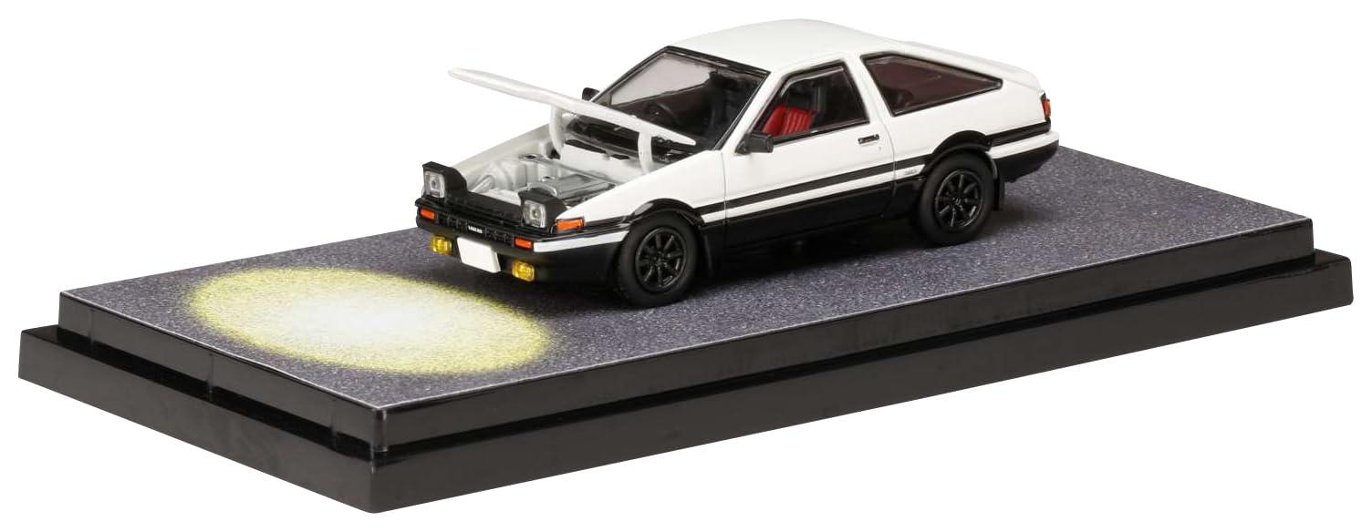 HJ64 1/64 Toyota Sprinter Trueno GT APEX (AE86) / Initial D Engine-Equipped Model with Wataru Akiyama - Completed Model