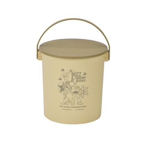 Captain Stag Disney Storage Box Sit-On Bucket 15L Toy Story/Friends Made in Japan MA-1099