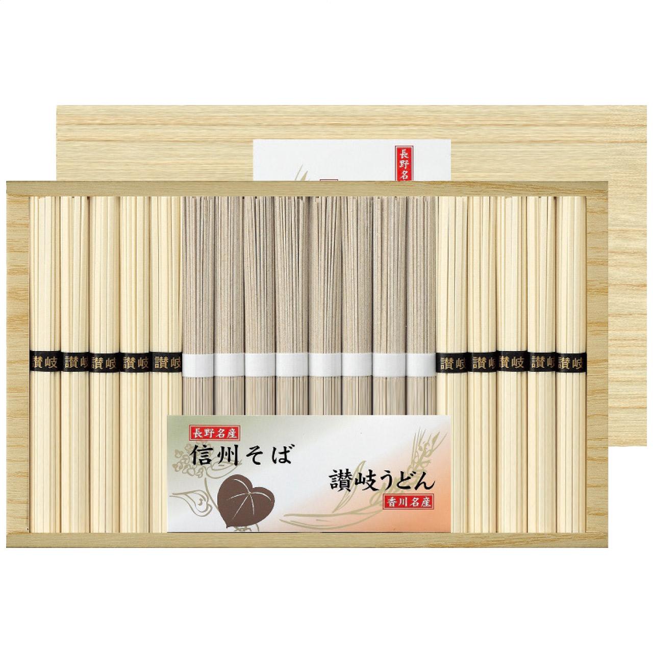 Yoshi-i Shinshu Soba & Sanuki Udon Assortment SF-50E Shinshu Soba 50g × 16 bundles, Sanuki Udon 50g × 20 bundles 9266-063