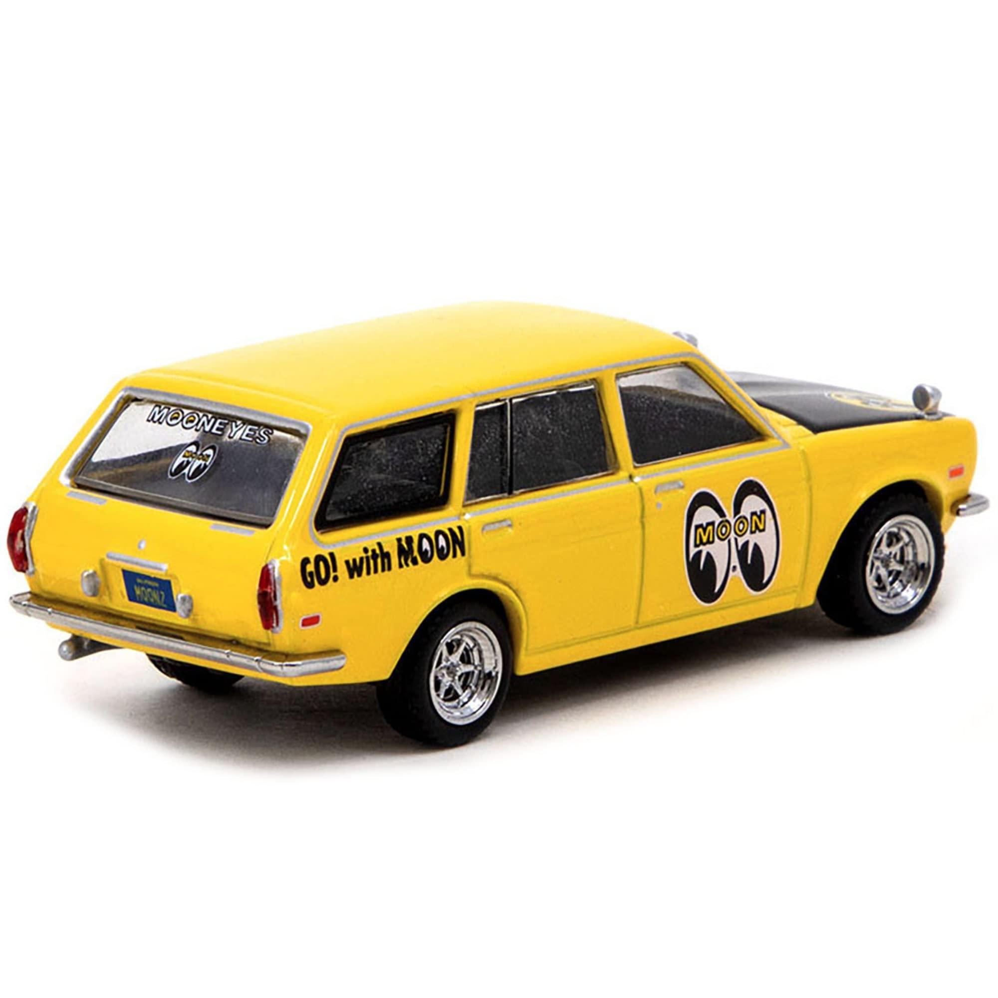 T64G-026-ME2 Tarmac Works 1/64 TARMAC WORKS MIJO EXCLUSIVE DATSUN BLUEBIRD 510 WAGON MOONEYES SPECIAL