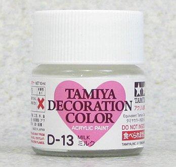 Tamiya Decoration Series Decoration Color D-13 Milk