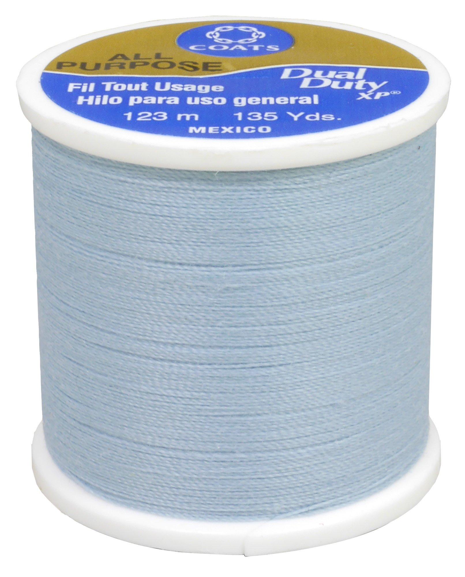 Yokota Dual Duty Art.S200 Patchwork Thread No. 55 123m Roll col.4 Light Blue 01-890