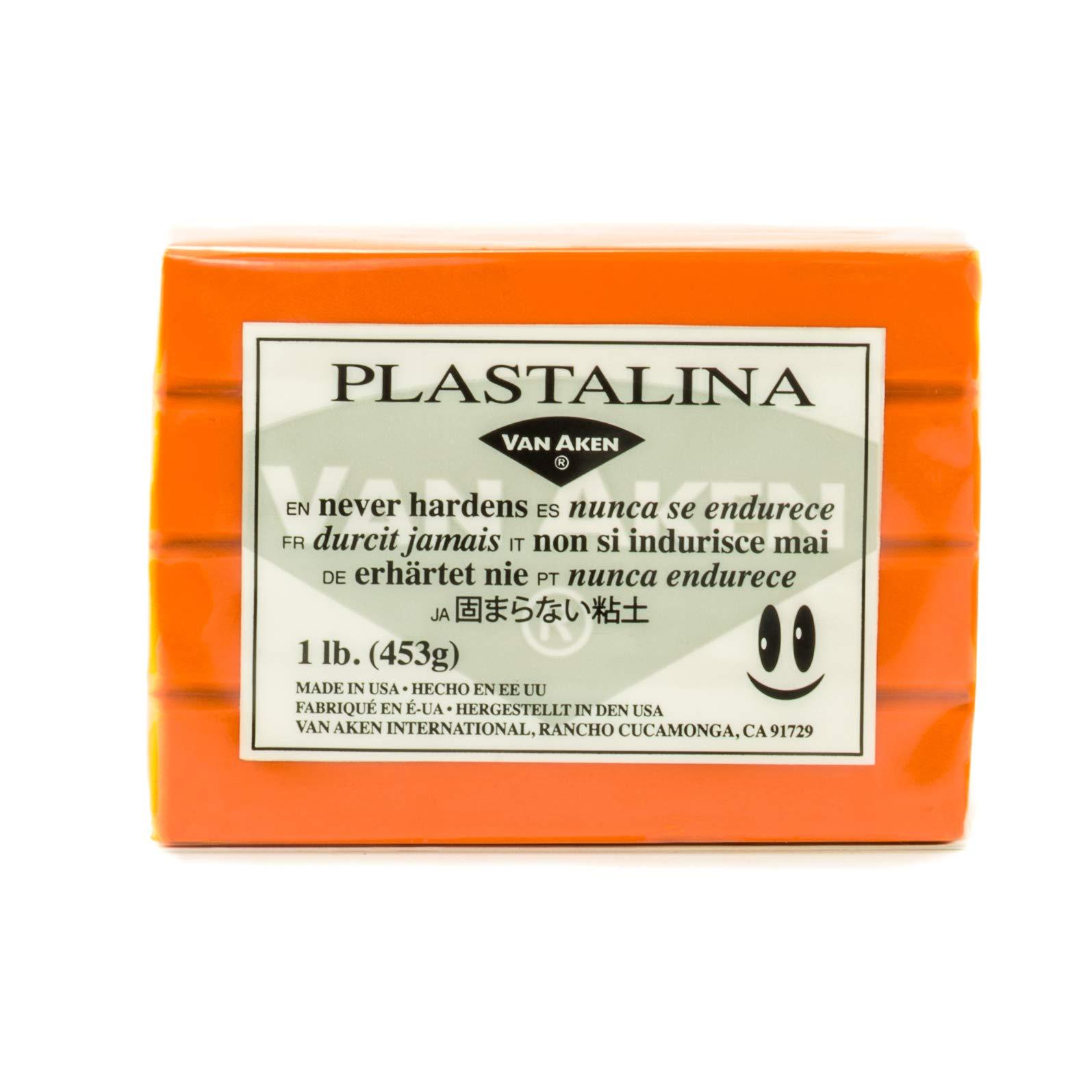 Chubu Electromagnetic Industries CEC Modeling Clay Plastalina (1 Pound) Orange [Craft Clay]