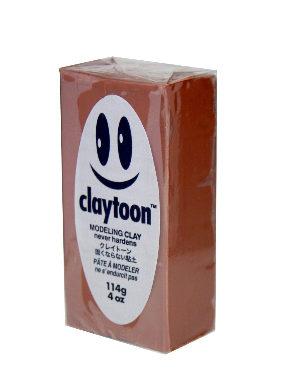 Chubu Electromagnetic Industries Modeling Clay Claytone Brown 1/4 Pound 06-0918